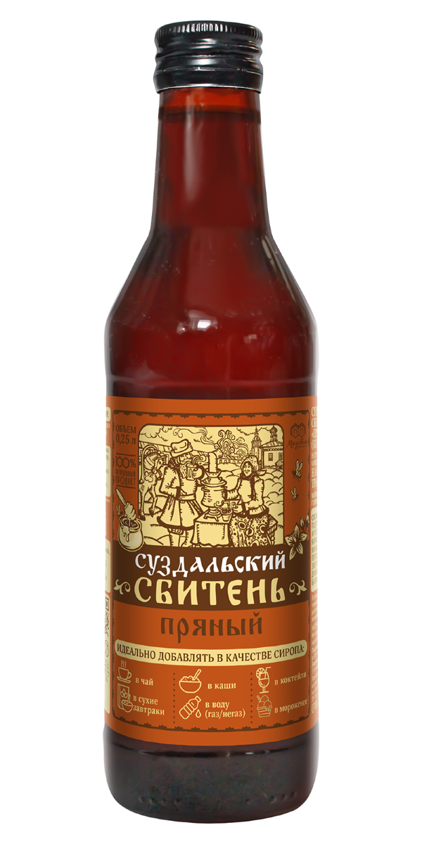 №3 Сбитень Суздальский "Пряный"(блок 8шт по 250мл) в Сыктывкаре