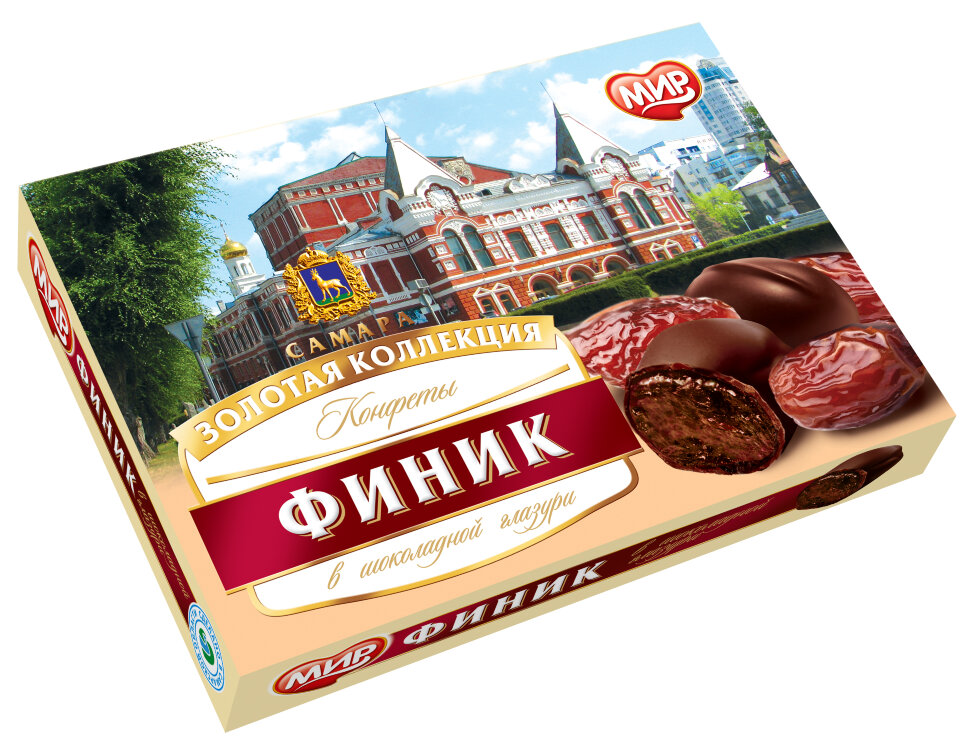  КФ МИР Финики в шоколадной глазури 160г  в Сыктывкаре