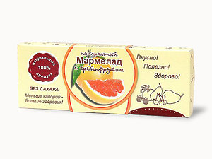  Мармелад натуральный "Грейпфрут" 140г в Сыктывкаре