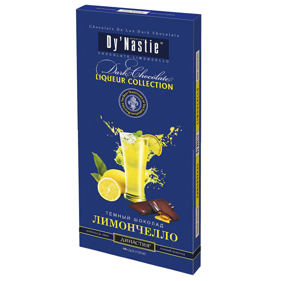  Династия Шоколад "Лимончело", (блок 10шт по 100г)  в Сыктывкаре