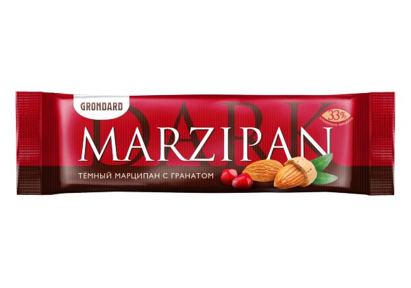 №1 TM Grondard     (10973) Батончики глазированные Марципановые ГРАНАТ, (24шт по 50г)       в Сыктывкаре