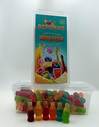  Жевательный мармелад Бутылочки, 250г      в Сыктывкаре